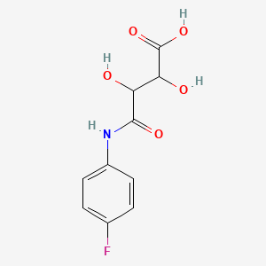 molecular formula C10H10FNO5 B1596882 (-)-4'-氟酒石苯胺酸 CAS No. 238401-54-2