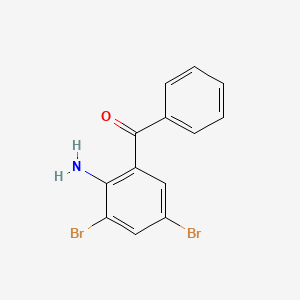 molecular formula C13H9Br2NO B1596887 2-氨基-3,5-二溴二苯甲酮 CAS No. 69751-74-2