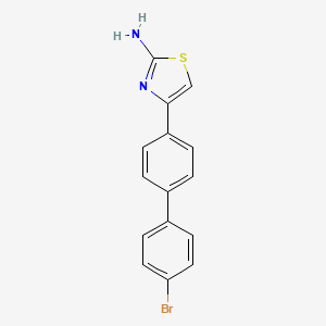 B1596894 4-(4'-Bromobiphenyl-4-yl)thiazol-2-ylamine CAS No. 676348-26-8