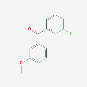molecular formula C14H11ClO2 B1596897 3-氯-3'-甲氧基苯甲酮 CAS No. 32363-46-5