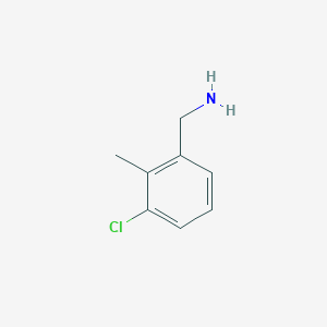 molecular formula C8H10ClN B1596898 3-氯-2-甲基苄胺 CAS No. 226565-61-3
