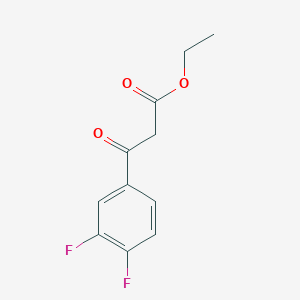molecular formula C11H10F2O3 B1596899 3-(3,4-二氟苯基)-3-氧代丙酸乙酯 CAS No. 252955-07-0