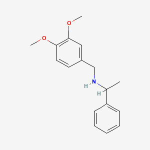 B1596900 (3,4-Dimethoxybenzyl)-(1-phenylethyl)amine CAS No. 680185-65-3