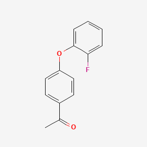 molecular formula C14H11FO2 B1596903 4'-(2-氟苯氧基)苯乙酮 CAS No. 58775-91-0