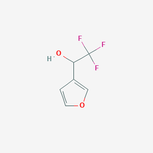 molecular formula C6H5F3O2 B1596908 2,2,2-三氟-1-呋喃-3-基-乙醇 CAS No. 722491-62-5