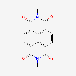 molecular formula C16H10N2O4 B1596920 2,7-Dimethylbenzo[lmn][3,8]phenanthroline-1,3,6,8(2H,7H)-tetrone CAS No. 20958-66-1