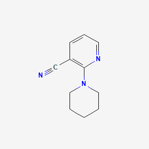 molecular formula C11H13N3 B1596926 2-(Piperidin-1-yl)nicotinonitril CAS No. 34595-23-8