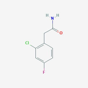 molecular formula C8H7ClFNO B1596937 2-(2-氯-4-氟苯基)乙酰胺 CAS No. 306937-35-9