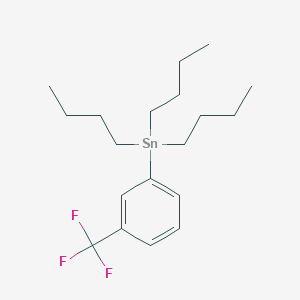 molecular formula C19H31F3Sn B1596945 三丁基(3-(三氟甲基)苯基)锡烷 CAS No. 53566-38-4