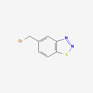 molecular formula C7H5BrN2S B1596958 5-(Bromomethyl)-1,2,3-benzothiadiazole CAS No. 850375-03-0