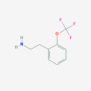 B159696 {2-[2-(Trifluoromethoxy)phenyl]ethyl}amine CAS No. 137218-26-9