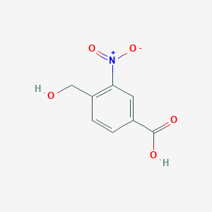 molecular formula C8H7NO5 B1596975 4-(Hydroxymethyl)-3-nitrobenzoic acid CAS No. 82379-38-2