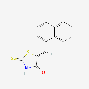 B1596976 (5E)-2-mercapto-5-(1-naphthylmethylene)-1,3-thiazol-4(5H)-one CAS No. 65562-51-8