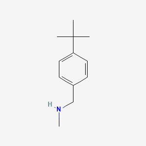 molecular formula C12H19N B1596984 N-(4-tert-butylbenzyl)-N-methylamine CAS No. 65542-26-9