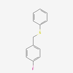 molecular formula C13H11FS B1597005 4-Fluorobenzyl phenyl sulfide CAS No. 351-66-6