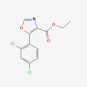 Ethyl 5-(2,4-dichlorophenyl)oxazole-4-carboxylate