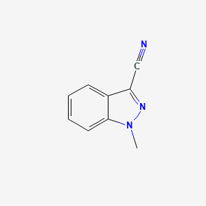molecular formula C9H7N3 B1597017 1-Methyl-1h-indazole-3-carbonitrile CAS No. 31748-44-4