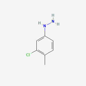 molecular formula C7H9ClN2 B1597019 (3-Chloro-4-methylphenyl)hydrazine CAS No. 51304-65-5