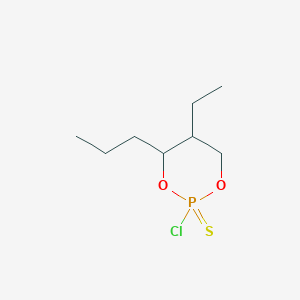 B159702 2-Chloro-5-ethyl-4-propyl-2-thiono-1,3,2-dioxaphosphorinane CAS No. 10140-94-0