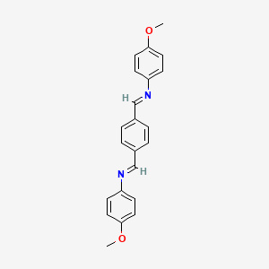 molecular formula C22H20N2O2 B1597022 对苯二甲酸双(对茴香胺) CAS No. 3525-51-7