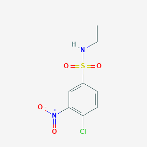 molecular formula C8H9ClN2O4S B1597023 4-chloro-N-ethyl-3-nitrobenzenesulfonamide CAS No. 43041-67-4