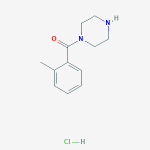molecular formula C12H17ClN2O B1597064 哌嗪-1-基-邻甲苯甲酮盐酸盐 CAS No. 691394-24-8