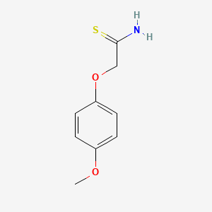 B1597066 2-(4-Methoxyphenoxy)ethanethioamide CAS No. 35370-92-4