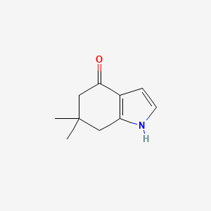 molecular formula C10H13NO B1597069 6,6-二甲基-1,5,6,7-四氢-4H-吲哚-4-酮 CAS No. 20955-75-3