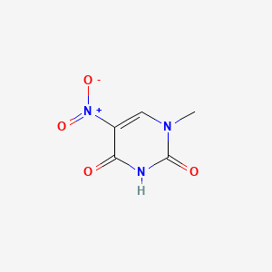 molecular formula C5H5N3O4 B1597072 1-甲基-5-硝基尿嘧啶 CAS No. 28495-88-7