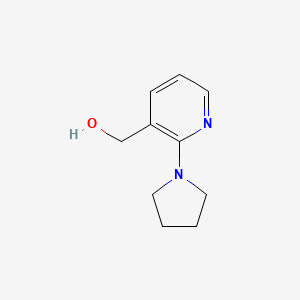 B1597187 [2-(1-Pyrrolidinyl)-3-pyridinyl]methanol CAS No. 690632-85-0