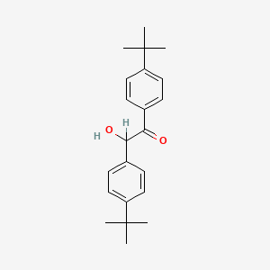 molecular formula C22H28O2 B1597197 1,2-Bis(4-tert-butylphenyl)-2-hydroxyethan-1-one CAS No. 77387-64-5