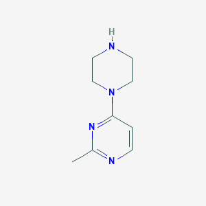 B159720 2-Methyl-4-(piperazin-1-YL)pyrimidine CAS No. 131816-67-6