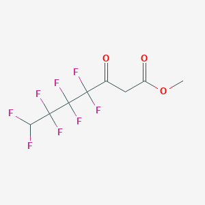 molecular formula C8H6F8O3 B1597218 Methyl 4,4,5,5,6,6,7,7-octafluoro-3-oxoheptanoate CAS No. 89129-69-1