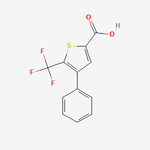 B1597219 4-Phenyl-5-(trifluoromethyl)thiophene-2-carboxylic acid CAS No. 208108-76-3
