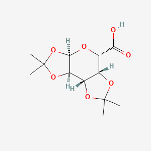 molecular formula C12H18O7 B1597231 1,2,3,4-二-O-异丙基-α-D-半乳糖醛酸 CAS No. 25253-46-7