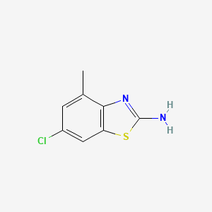 molecular formula C8H7ClN2S B1597233 6-Chloro-4-methyl-1,3-benzothiazol-2-amine CAS No. 38338-21-5