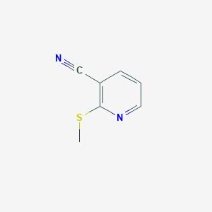 molecular formula C7H6N2S B1597236 2-(Methylthio)nicotinonitrile CAS No. 219766-02-6