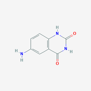 molecular formula C8H7N3O2 B1597244 6-Amino-1H-quinazoline-2,4-dione CAS No. 54243-58-2
