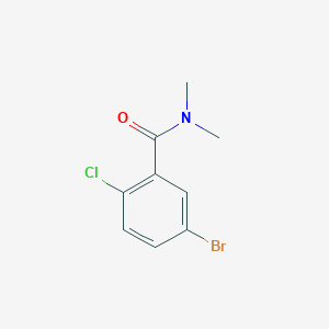 molecular formula C9H9BrClNO B1597246 5-bromo-2-chloro-N,N-dimethylbenzamide CAS No. 701258-20-0