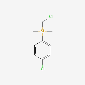 B1597254 (Chloromethyl)(4-chlorophenyl)dimethylsilane CAS No. 770-89-8