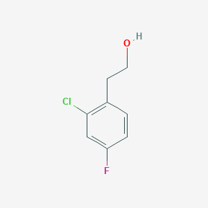 molecular formula C8H8ClFO B1597255 2-(2-氯-4-氟苯基)乙醇 CAS No. 214262-87-0