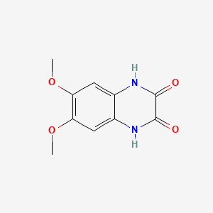 molecular formula C10H10N2O4 B1597260 2,3-二羟基-6,7-二甲氧基喹喔啉 CAS No. 4784-02-5