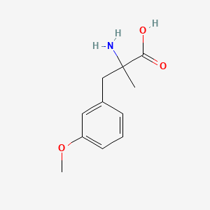 molecular formula C11H15NO3 B1597274 alpha-Methyl-m-methoxy-DL-phenylalanine CAS No. 2349-31-7