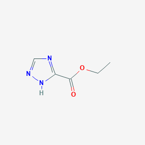 molecular formula C5H7N3O2 B1597284 ethyl 1H-1,2,4-triazole-5-carboxylate CAS No. 64922-04-9