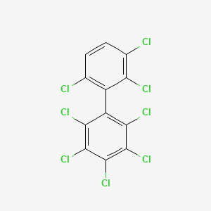 molecular formula C12H2Cl8 B1597308 2,2',3,3',4,5,6,6'-八氯联苯 CAS No. 52663-73-7