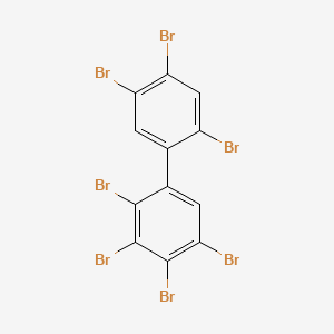 molecular formula C12H3Br7 B1597310 2,2',3,4,4',5,5'-七溴联苯 CAS No. 67733-52-2