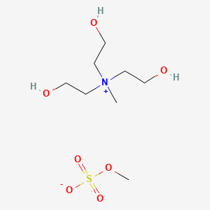 molecular formula C8H21NO7S B1597316 三(2-羟乙基)甲基铵甲基硫酸盐 CAS No. 29463-06-7