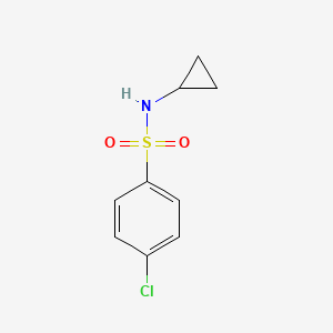 molecular formula C9H10ClNO2S B1597345 4-氯-N-环丙基苯磺酰胺 CAS No. 354128-89-5