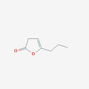 molecular formula C7H10O2 B1597368 2(3H)-Furanone, 5-propyl- CAS No. 26524-73-2