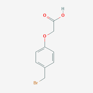 molecular formula C9H9BrO3 B159737 4-(溴甲基)苯氧乙酸 CAS No. 126771-41-3